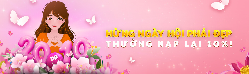 Phụ nữ Việt Nam 20/10 – Happyluke Plus thưởng nạp lại 10%!